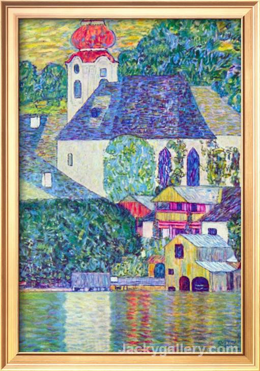 St. Wolfgang Church by Gustav Klimt paintings reproduction